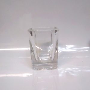 Shot glass 2-in thick glass with heavy bottom